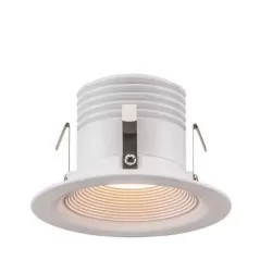 5.3 W 2700K/3700K/4500K/5200K Cree LED White Gloss Cylindrical Zoning/Dimming/Color Down Light | FXLRCZDCWG