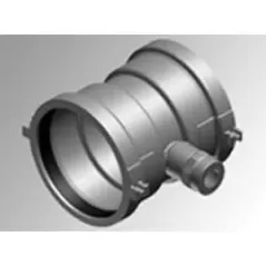 12" x 12" x 3" Gasketed x Gasketed x FNPT Ductile Iron Reducing Tapped Service Tee | HRC812506