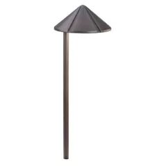 4.3 W 3000K LED Bronzed Brass Path Light | KIC15827BBR30R