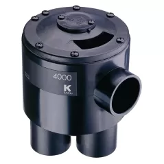 1-1/4" Slip ABS 25 - 75 psi 4000 Series 2-Zone 4-Outlet Indexing Valve | KRM4402