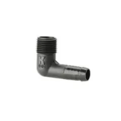 1/2" MNPT x Barb Swing Pipe Elbow | KRMSWPE050