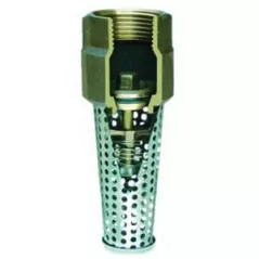 1-1/4" FNPT Lead-Free Cast Silicon Bronze 400 psi 400 SB Series Foot Valve | SIM404SB