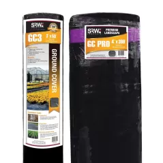 10' x 300' Polypropylene GC3 Series 3 oz Woven Ground Cover | SRWFGC310300