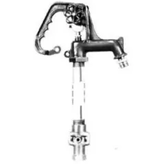 American Granby Yard Hydrant, Bury Frost-Proof Lead-Free 3/4" 120 psi 3' | AMGH803NL