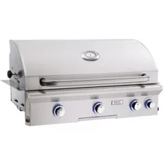 36" 50000 Btu 3-Burner Built-In 304 Stainless Steel L-Series Natural Gas Grill | AOG36NBL