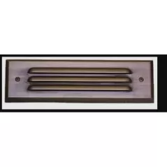 Alliance Lighting Faceplate, Aged Brass For SL300-LED Step Light 9.5" x 2.875" | AOLSL300FP