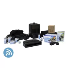 Aquascape Waterfall Kit, 16' Str Eam W/AquaSurge SLD 4000-7000 Adjustableustable Pond Pump | 53064