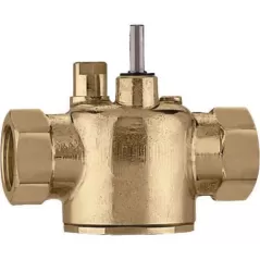 1" MNPT 300 psi Forged Brass 2-Way Straight Valve Body | CAFZ200687