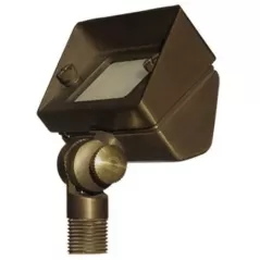 4 W Bi-Pin Ceramic 2700K/3000K LED Weathered Brass 300/315/500 Lumens Mini Wall Wash Fixture | DAU490009