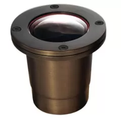 7 W Bi-Pin Ceramic MR-16 2700K/3000K LED 3.8" x 3.62" Weathered Brass Well Light | DAU490066