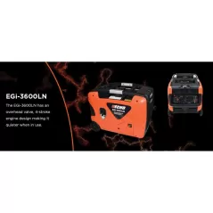 212 cc 240 V 3600 W Low Noise Inverter Generator | ECHEGI3600LN