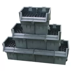 18" Unassembled Pro Series For Waterfall Spillways Left/Right End | EPPEWLR3