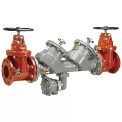 3" Lead-Free Ductile Iron 20 - 175 psi Large Diameter Inline Reduced Pressure Zone Backflow Preventer Assembly | FEB860LF030