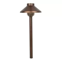 6.3" Antique Brushed Bronze For Grande Riser Assembly in JS LED Path Light Top Assembly | FXLJSLEDTAAB