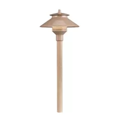 6" Silver For Aluminum Riser Assembly in PL LED Path Light Top Assembly | FXLPLLEDTASV