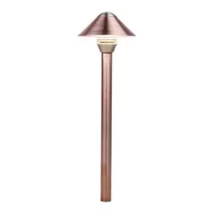 FX Luminaire Top Assembly, 4.4" Bronze Metallic Copper/Brass For Petite Risers in Path Lights | SC LEDTA-FB