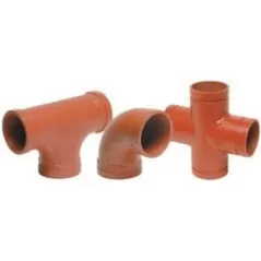 3" Grooved Ductile Iron Standard Tee | GLLT030