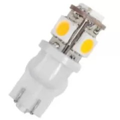 1 W Mini-Wedge T5 82 75 Lumens 3000K LED Miniature Lamp | HAL80791