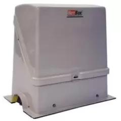 13" x 39" x 28" Beige Fiberglass Heated Flip Top Insulated Enclosure | HOTHB2