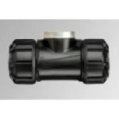 2" x 2" x 1-1/2" IPS Compression x Compression x FNPT HDPE Service Reducing Tee | HRC75351886