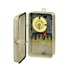 208 to 277 VAC 40 A 6.5" x 3.625" x 10.125" Mechanical Time Switch | ITMT104R3