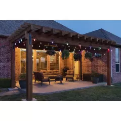 12 W 24' Warm White Color Changing LED Vintage Cafe Light | JAS37791
