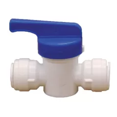 1/4" CTS Push-On White Plastic Straight Valve | JSCC76848