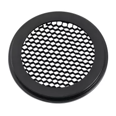 2.75" Black For VLO Large Accent 16018-16020/VLO High Lumen 16160-16162/VLO In-Ground 16023-16025 Lightings Hexcell Louver | KIC16075BK