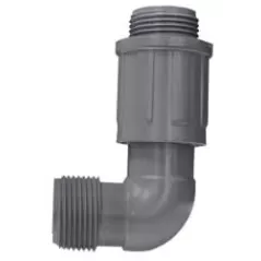 Gray PVC Elbow 1 in. Male Threaded x Male Valve Connector Manifold | 1306010