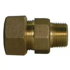 3/4" x 1" Type T CTS Compression x MNPT Lead-Free Brass Straight Adapter | MCD74753T007X010