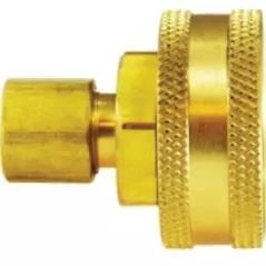1/4" x 3/4" Compression x FGH Brass Straight Swivel Adapter | MIM30050