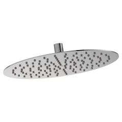 1/2" IPS 12" x 2-3/8" Metal Chrome-Plated Flat/Thin Rainshower Shower Head | MONS1002