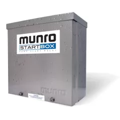 220 VAC 2-5 hp 60 Hz Blue Powder Coated Steel StartBox Standard Pump Start Relay