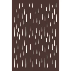 48" x 70" x 5/16" Hardwood Natural Brown 90% Blockout MONSOON Decorative Fence Panel | OUTUSADSMOO1