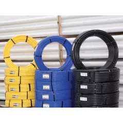 Flexible HDPE Pipe 1.189" x 300' 100 psi Blue