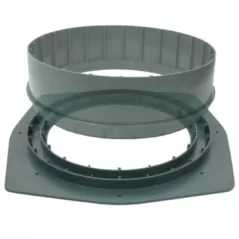 30.78" HDPE Black For 24" Corrugated Pipe Adapter Ring | PLK3009ARC