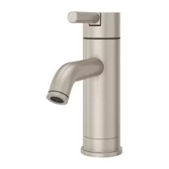 1/2-14 NPSM 1.812" x 6-9/16" x 6-11/16" Metal Brushed Nickel 1-Handle Bathroom Faucet | PPFLG42NK00