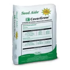 40 lb Bag Cellulose Fibers Dyed Green Mulching Granule | PRFCOVERGROW