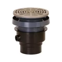 3" x 4" ABS For Drainage Systems Round Adjustable 832 Series Floor Drain | SIO83236ANR