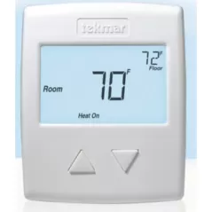 24 V White PVC Plastic For Hydronic Heating Systems Thermostat | TEK532