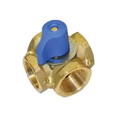 1-1/4" FNPT x FNPT 146 psi Brass 4-Way Mixing Valve | TEK722