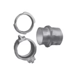 6" Twist Lock Aluminum Weld-On High Pressure Full Male End | TRVTRTLMF600