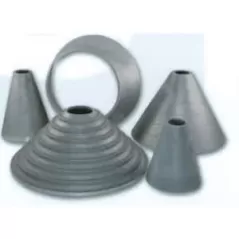 4" x 6" Cast Aluminum WC Series Concentric Heavy-Duty Welding Cone | TRVTRWC406