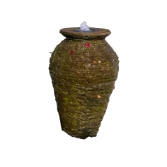 27" X 45" Dark Gray Urn Landscape Fountain Kit | 58090