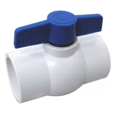 2" Socket 150 psi White PVC 461 Series Ball Valve | CNLV20461N