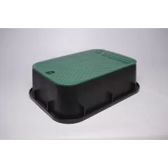15" x 21" Rectangular Green Replacement Valve Box Lid | DUBT151