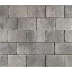 EP Henry Paver, 6-1/4" x 6-1/4" x 2-3/8" Square Blend Classic Old Towne Cobble | 276X6COBBLE2PB16