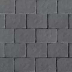 6-1/4" x 9-7/16" x 2-3/8" Rectangular Charcoal Running Bond Classic Old Towne Cobble Paver | EPH276X9COB2CH