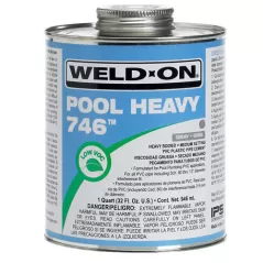 PVC Cement, 1 pt Can Gray Heavy Syrupy Liquid Low VOC Heavy 746™ Pool Series