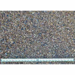 60 lb Fine Grain Black/Brown/Gold/Rust/Tan River Pea Gravel